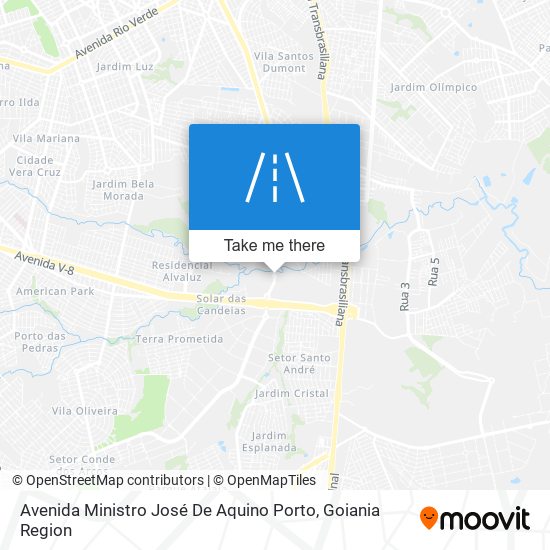 Mapa Avenida Ministro José De Aquino Porto