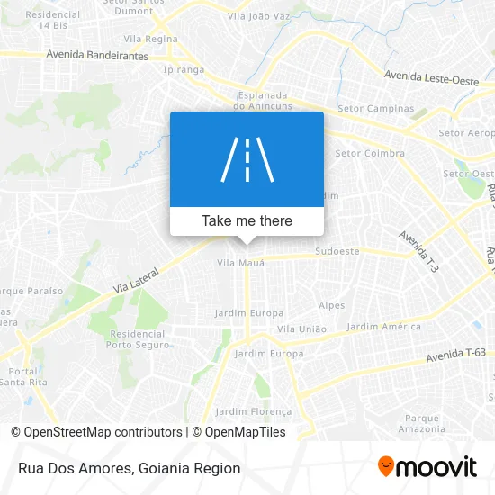 Rua Dos Amores map