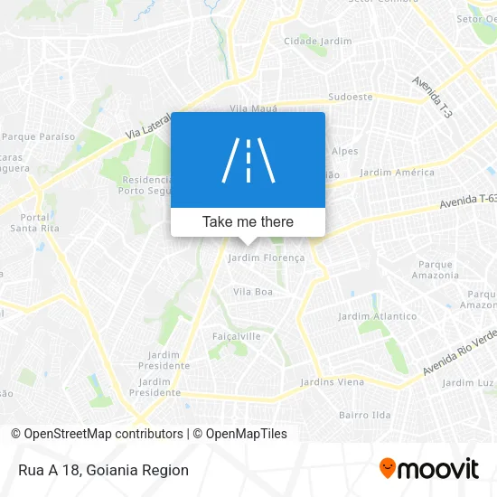 Rua A 18 map