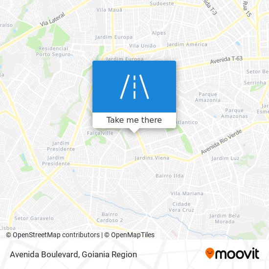 Avenida Boulevard map
