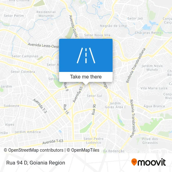 Rua 94 D map