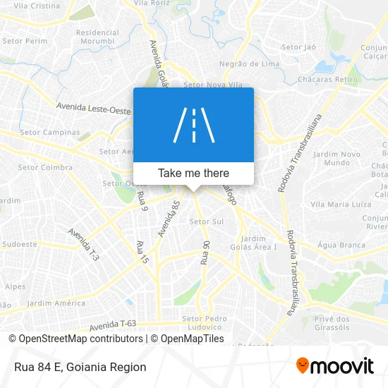Rua 84 E map