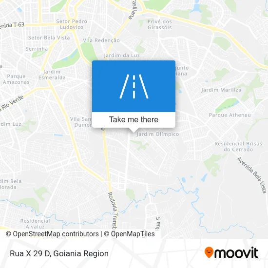 Rua X 29 D map