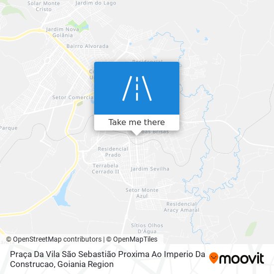 Mapa Praça Da Vila São Sebastião Proxima Ao Imperio Da Construcao