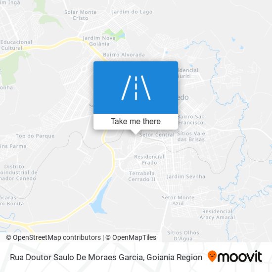 Mapa Rua Doutor Saulo De Moraes Garcia