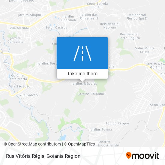 Mapa Rua Vitória Régia