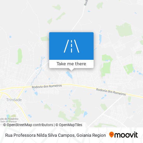 Rua Professora Nilda Silva Campos map