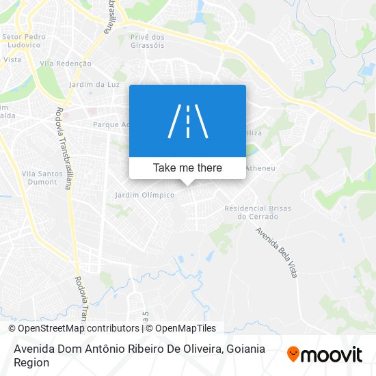 Mapa Avenida Dom Antônio Ribeiro De Oliveira