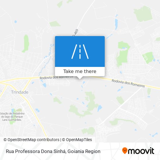 Rua Professora Dona Sinhá map