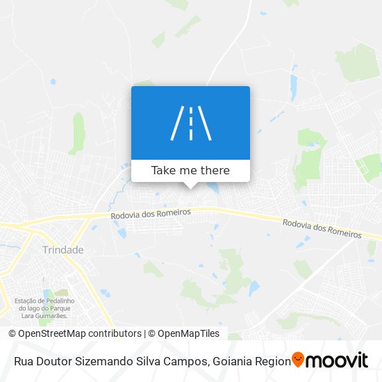 Mapa Rua Doutor Sizemando Silva Campos