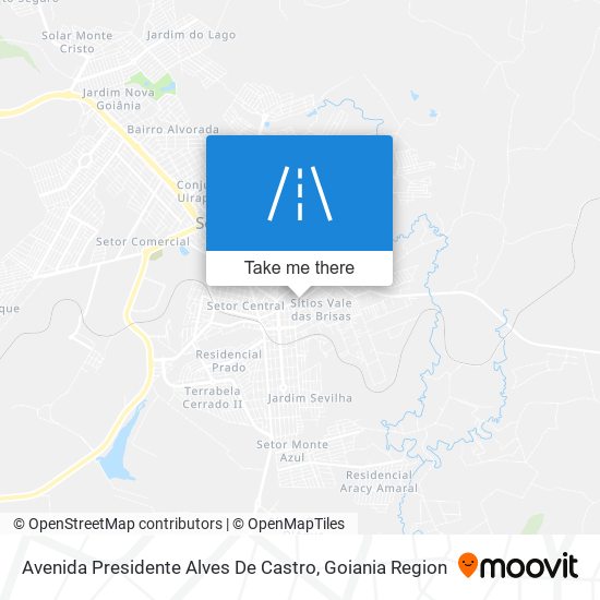 Mapa Avenida Presidente Alves De Castro