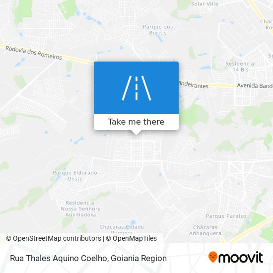 Rua Thales Aquino Coelho map