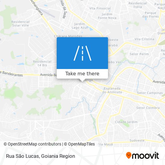 Mapa Rua São Lucas