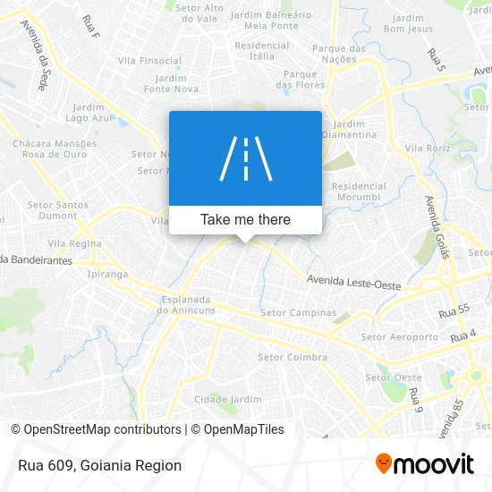 Rua 609 map