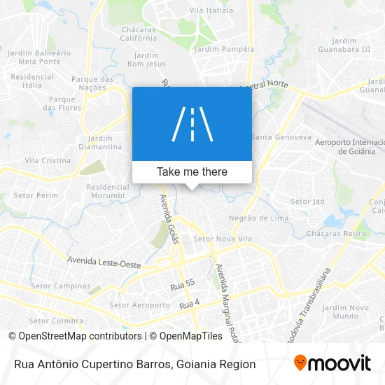 Rua Antônio Cupertino Barros map
