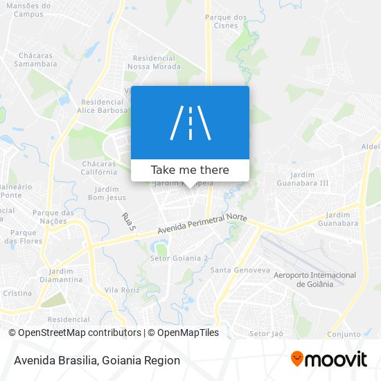 Mapa Avenida Brasilia