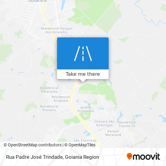 Mapa Rua Padre José Trindade