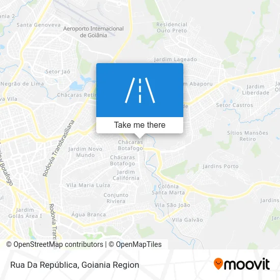 Rua Da República map