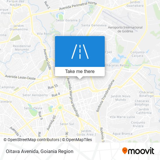 Mapa Oitava Avenida