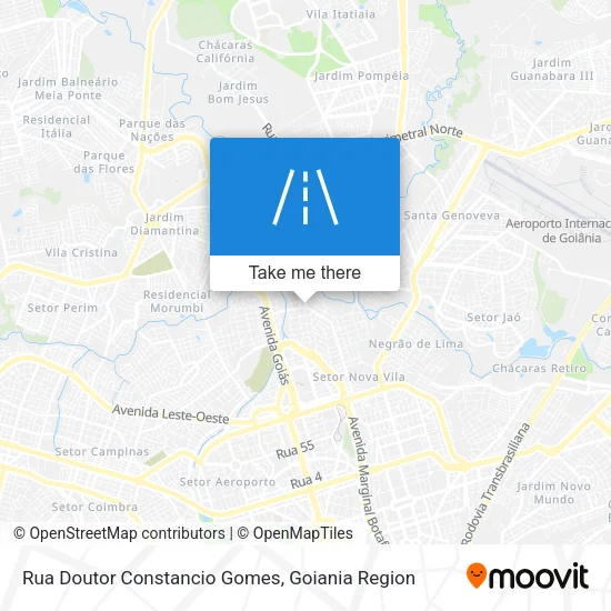 Rua Doutor Constancio Gomes map