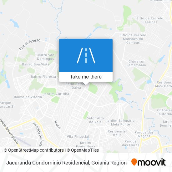 Jacarandá Condominio Residencial map