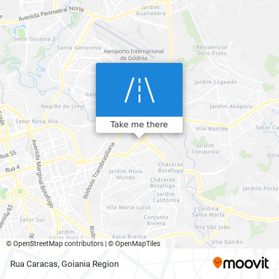 Mapa Rua Caracas