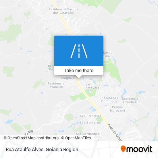 Mapa Rua Ataulfo Alves