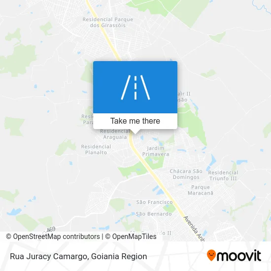Rua Juracy Camargo map