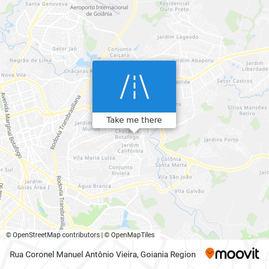 Rua Coronel Manuel Antônio Vieira map