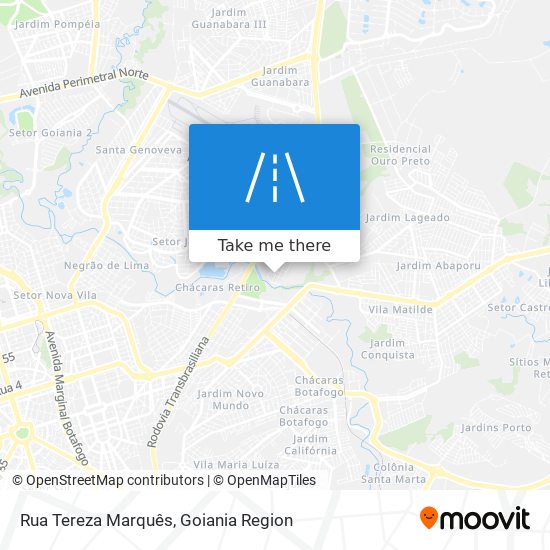 Mapa Rua Tereza Marquês