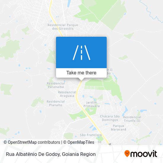 Rua Albatênio De Godoy map
