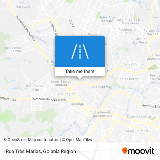 Rua Três Marias map