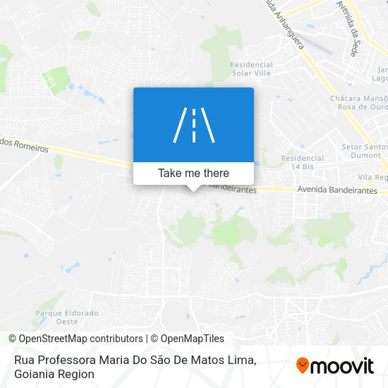 Rua Professora Maria Do São De Matos Lima map