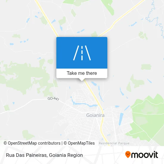 Rua Das Paineiras map