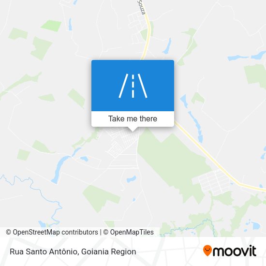 Rua Santo Antônio map