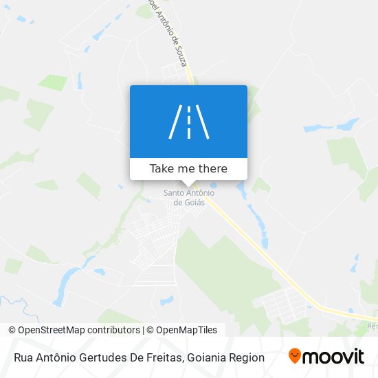 Mapa Rua Antônio Gertudes De Freitas