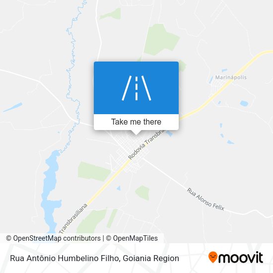 Rua Antônio Humbelino Filho map