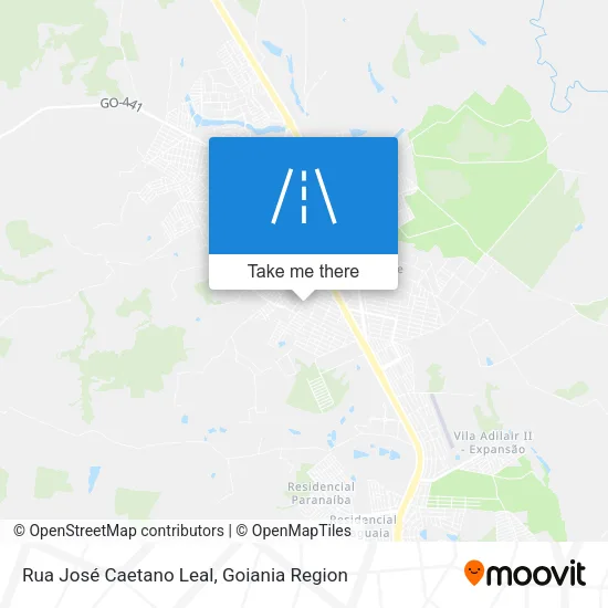 Rua José Caetano Leal map