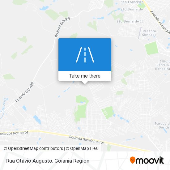 Mapa Rua Otávio Augusto