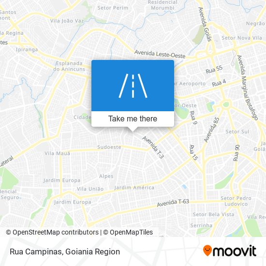 Mapa Rua Campinas