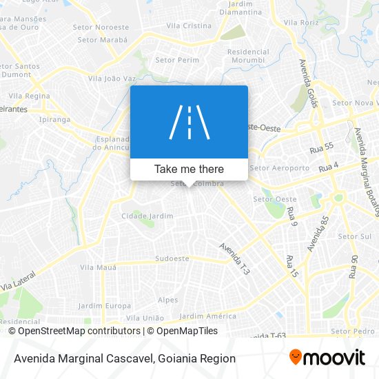 Avenida Marginal Cascavel map