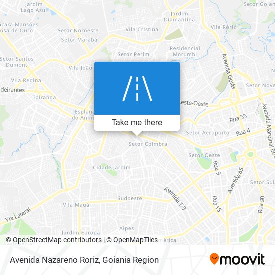 Avenida Nazareno Roriz map