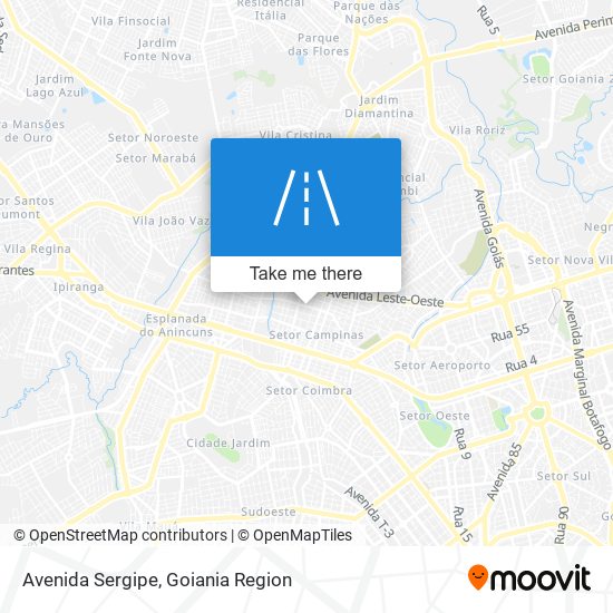 Avenida Sergipe map
