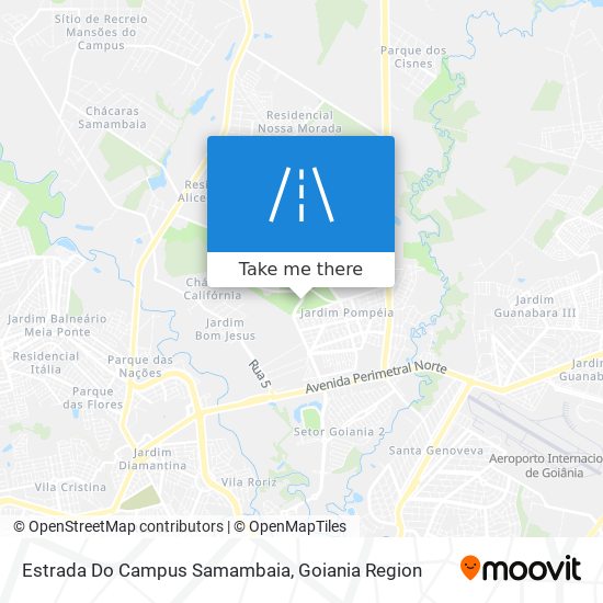 Estrada Do Campus Samambaia map
