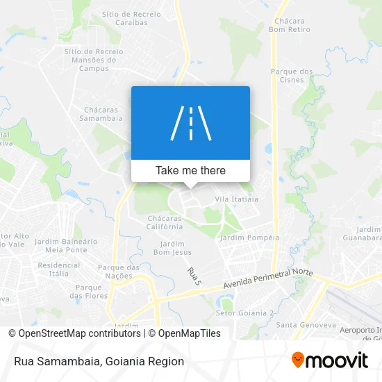 Rua Samambaia map