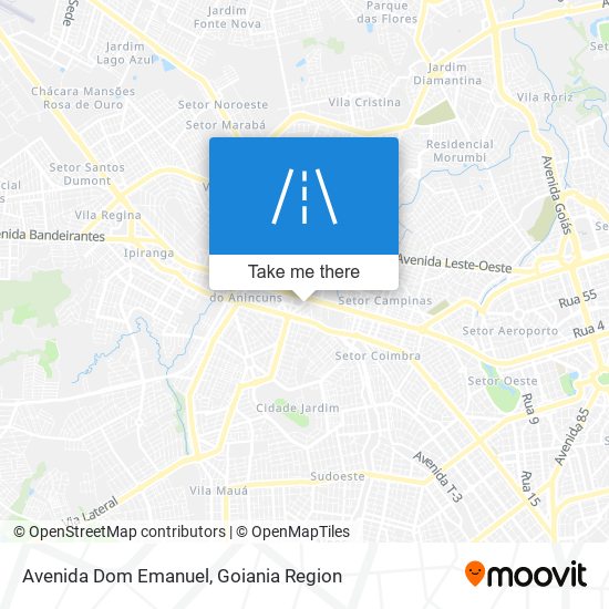 Avenida Dom Emanuel map