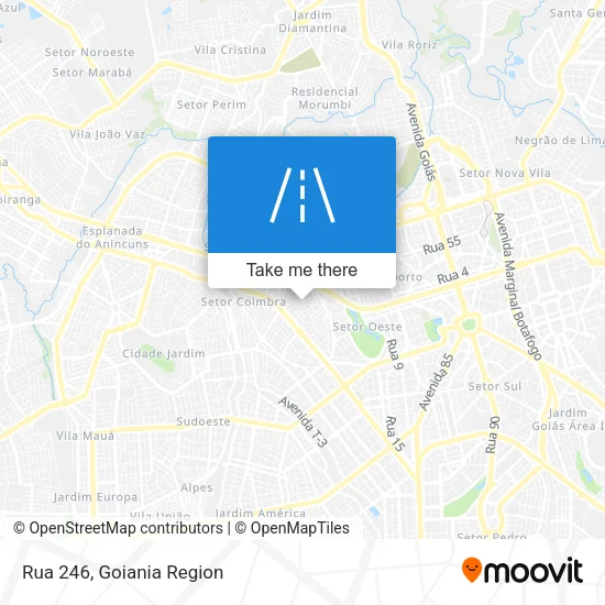 Rua 246 map