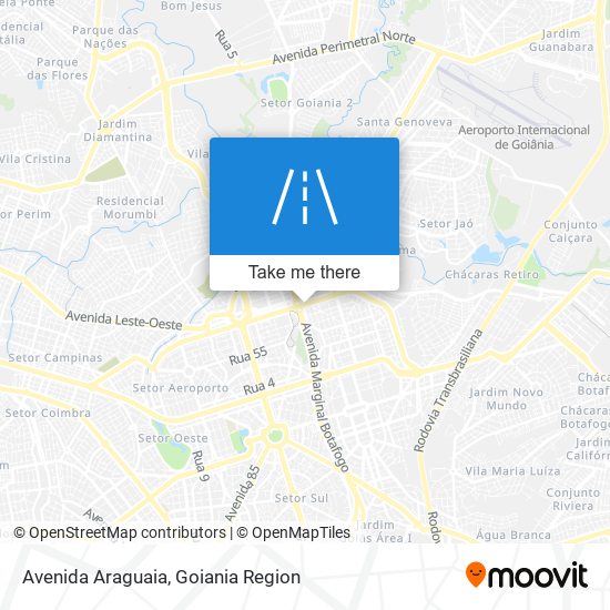 Mapa Avenida Araguaia