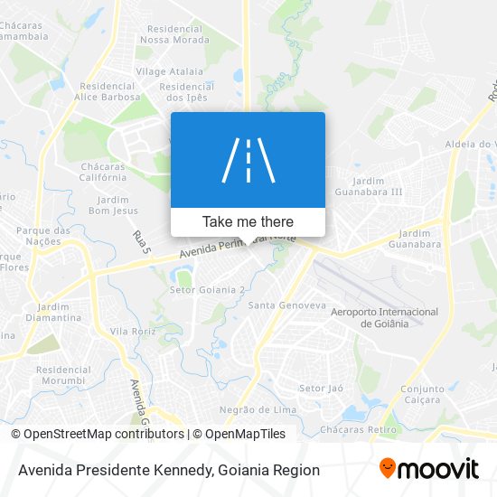 Avenida Presidente Kennedy map