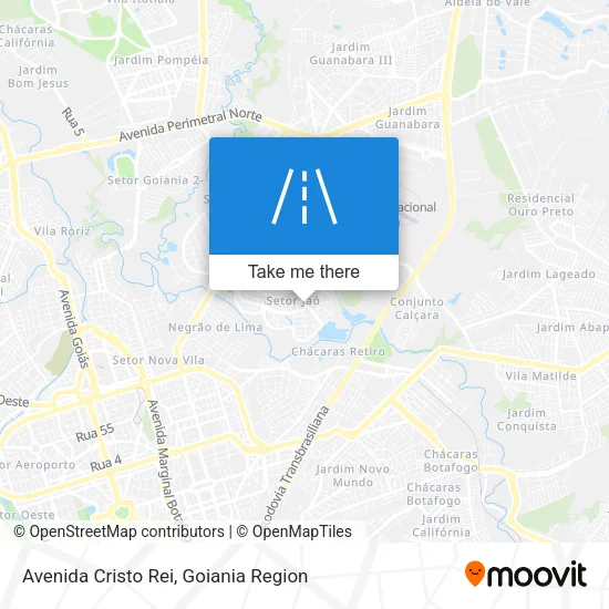 Avenida Cristo Rei map